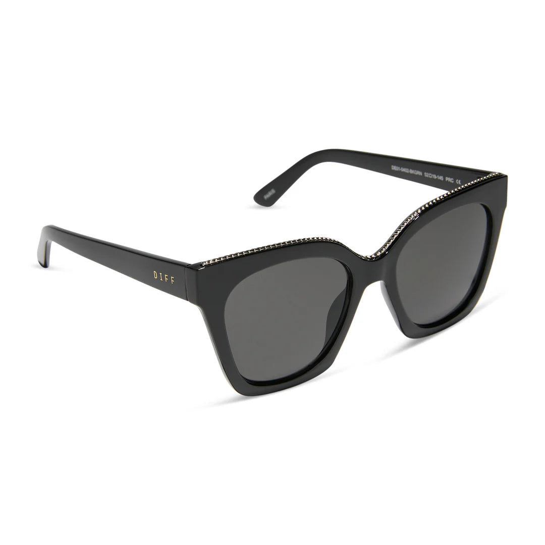 Diff Eyewear - Paris Black Grey Sunglasses