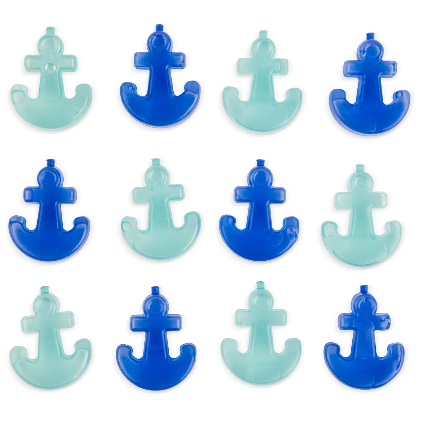 Set of 12 Shining Ice Cube - Anchor