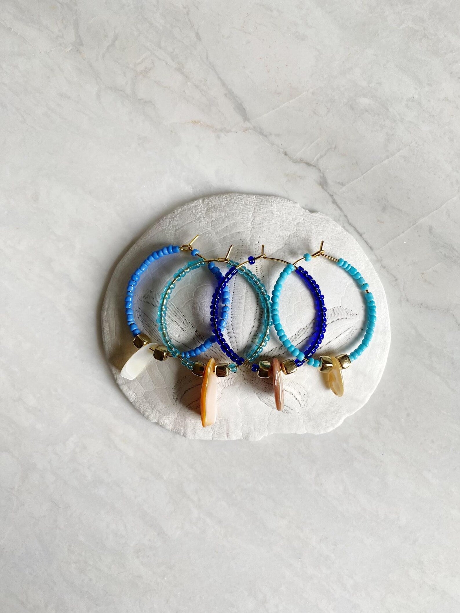 Salt & Pine - Seashell Wine Charms