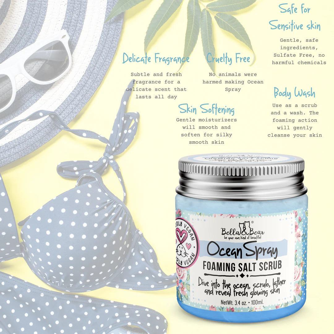 Bella & Bear - Ocean Spray Body Scrub 3.4oz