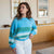 MerSea - Pisa Stripe Sweater - Blueprint/Green (Add-On)