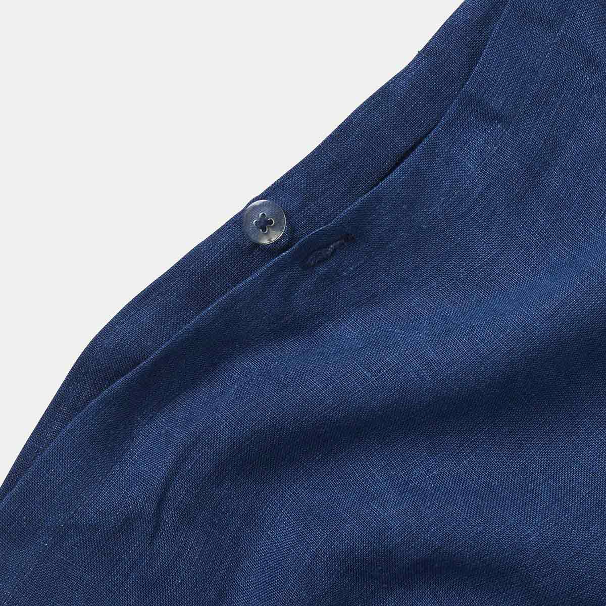 Sembla - Sembla Linen Duvet Cover (Queen) - Indigo