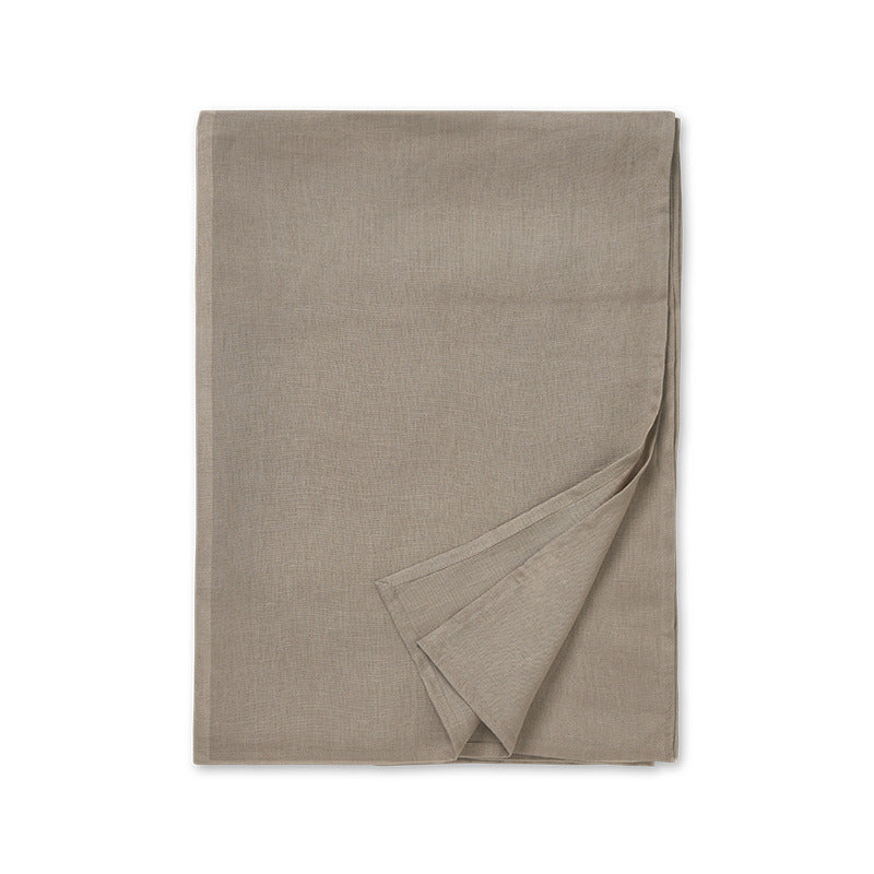 Sembla - Sembla Linen Flat Sheet (King) - Cuttack Silver