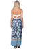 Pool To Party - Shirred Waist Beach Pant - Floral Tapestry Blue (Add-On)