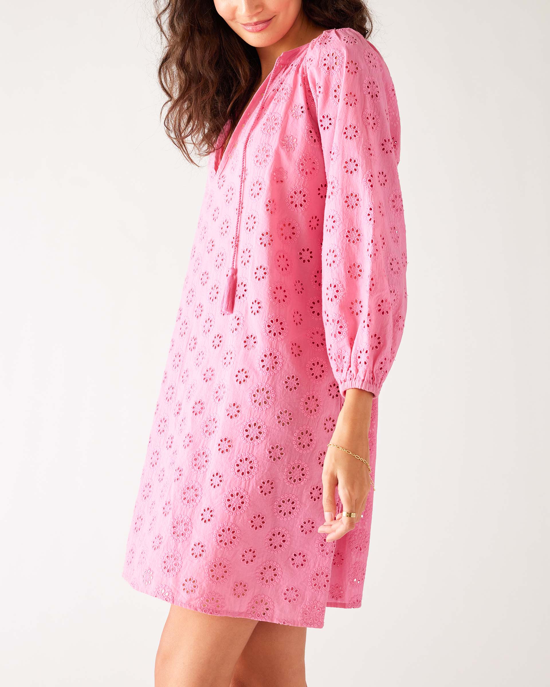 MerSea - Daisy Eyelet Cover Up - Sugar Pink