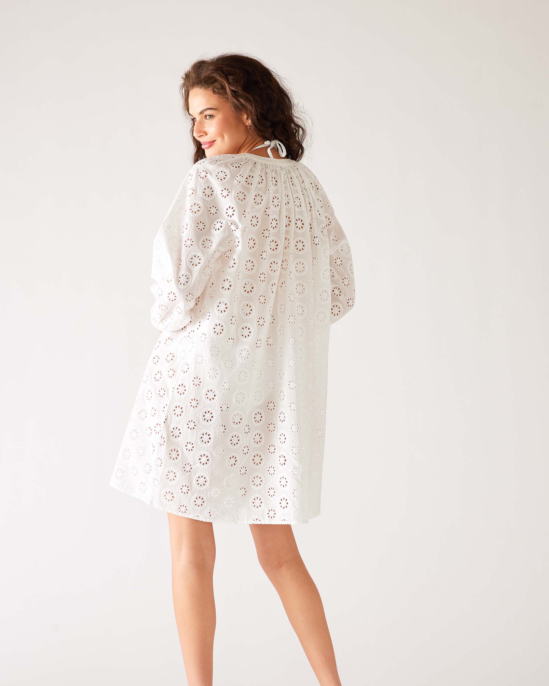 MerSea - Daisy Eyelet Cover Up - White
