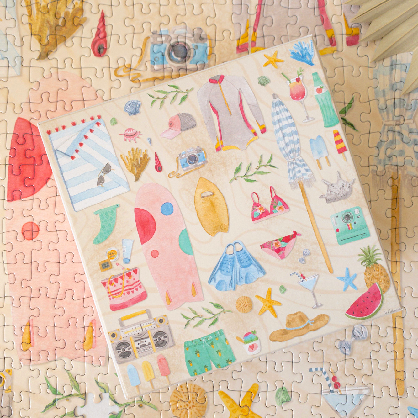 Surf Shack Puzzles - Beach Essentials Puzzle