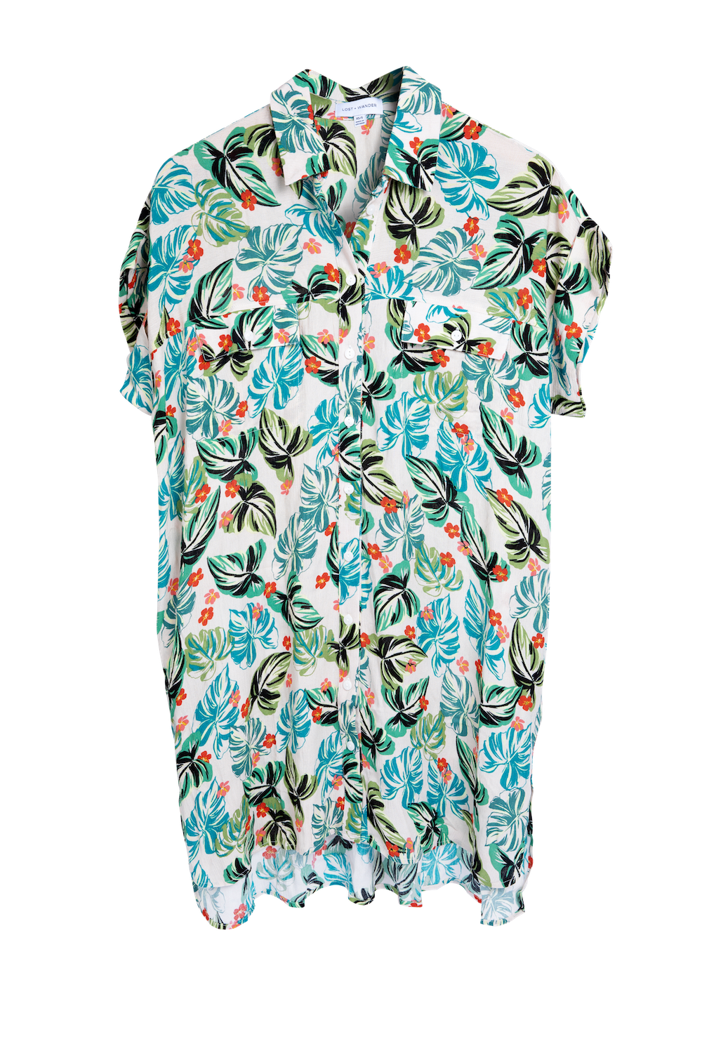 Lost + Wander - The Seascape Cover Up Dress - Luau (N)