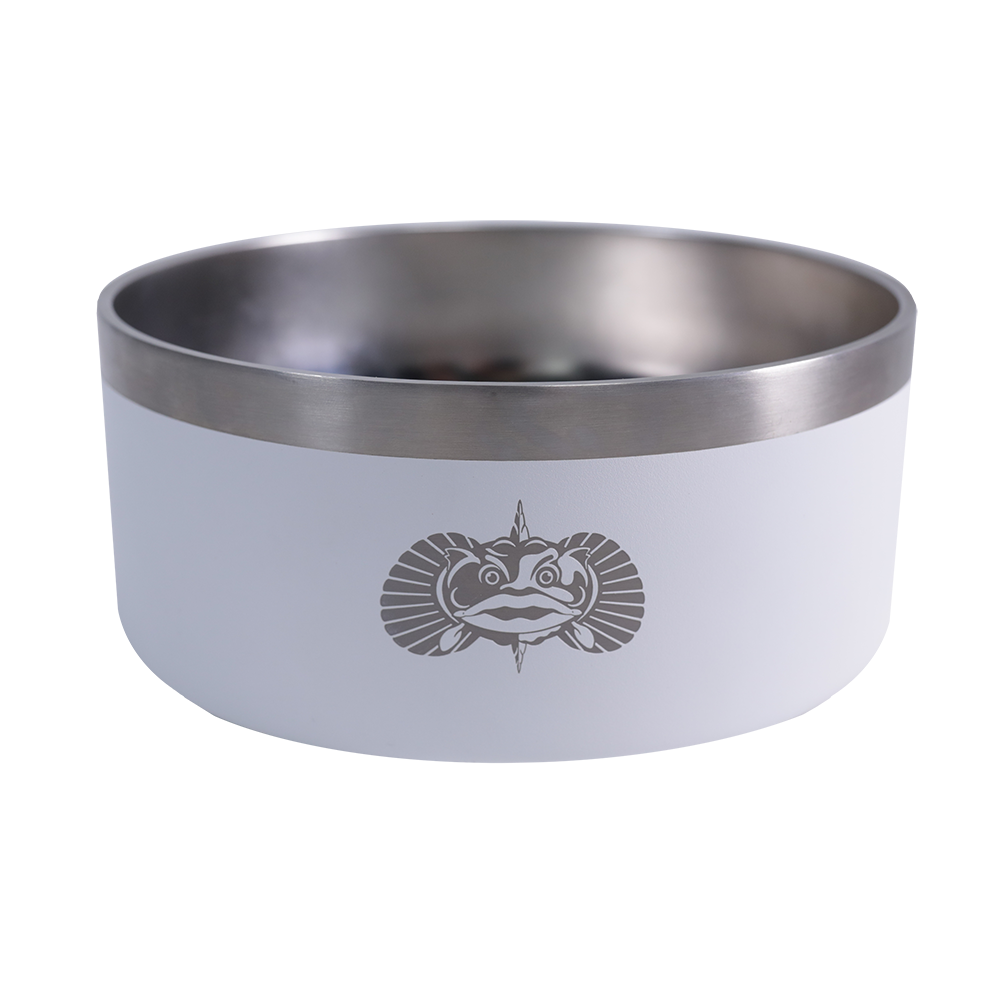 Toadfish - Non-Tipping Dog Bowl - White (Add-On)