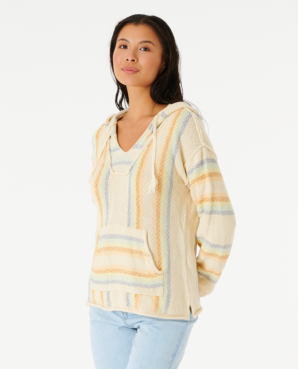 Rip Curl - Daybreak Poncho Knit - Off White (Add-On)