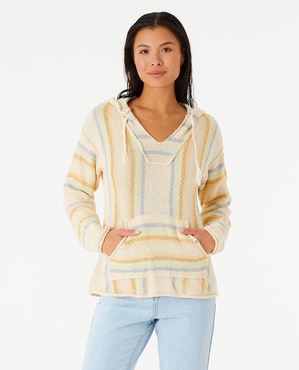 Rip Curl - Daybreak Poncho Knit - Off White (Add-On)