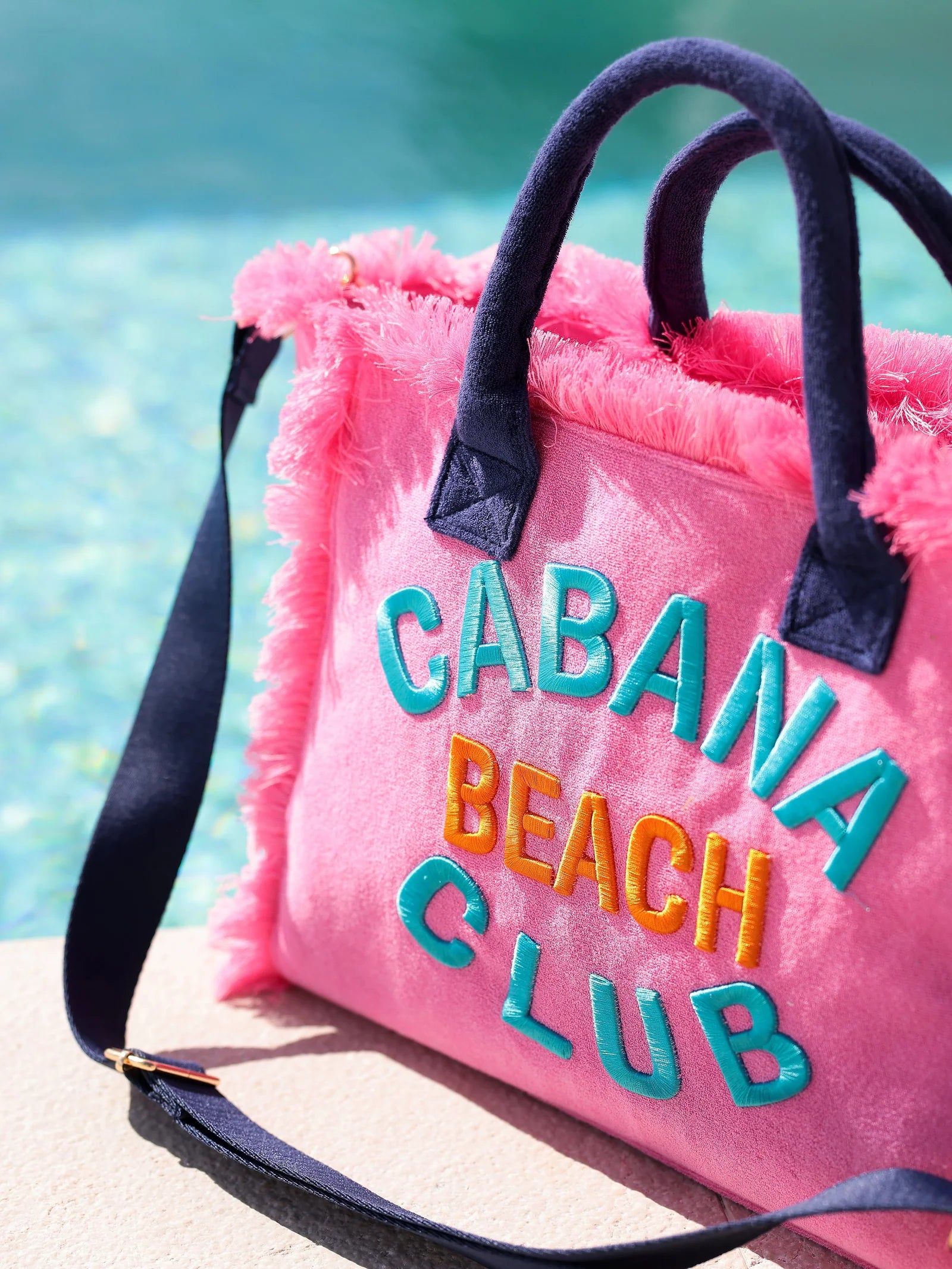 Shiraleah - "Cabana Beach Club" Tote - Pink (Add-On)