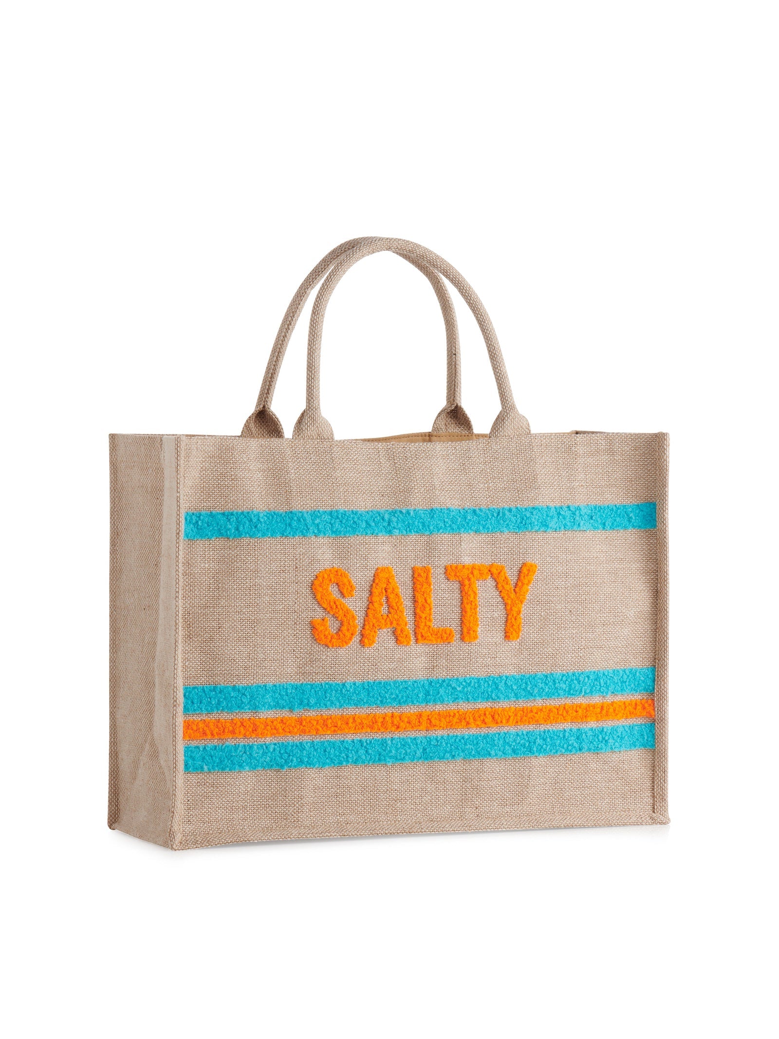 Shiraleah - "Salty" Beach Bag - Natural