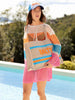 Shiraleah - "Salty" Beach Bag - Natural (Add-On)