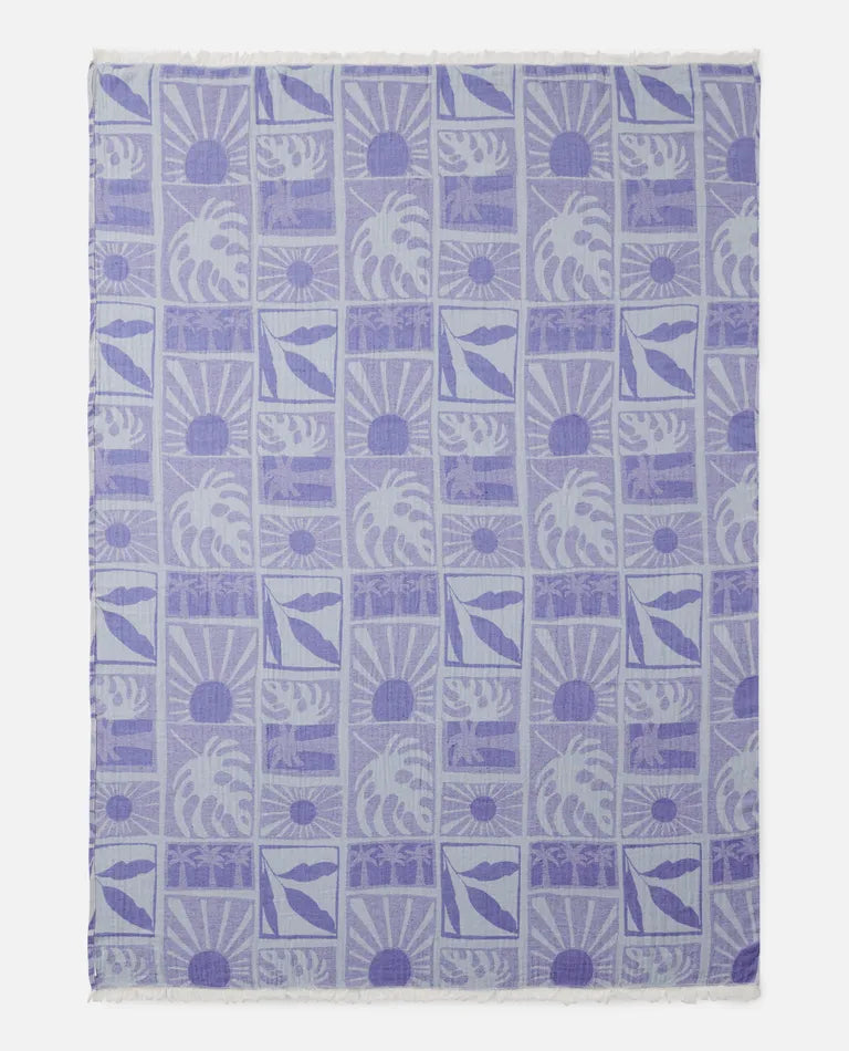 Rip Curl - Santorini Sun Jumbo Towel - Blue (Add-On)