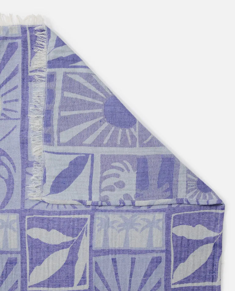 Rip Curl - Santorini Sun Jumbo Towel - Blue (Add-On)
