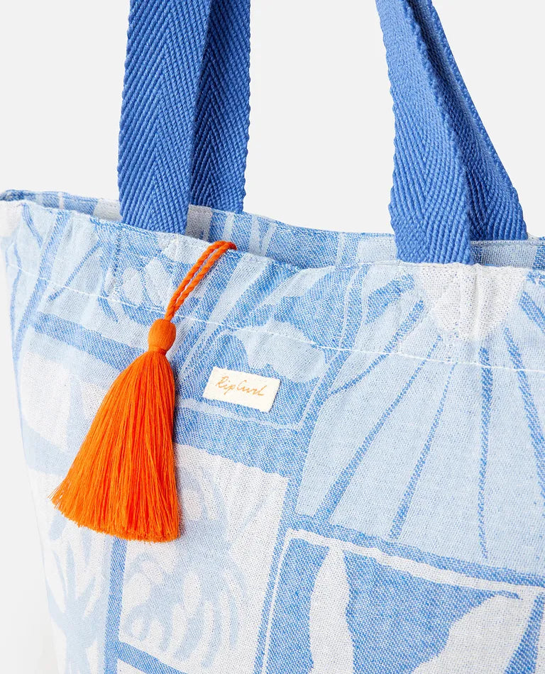 Rip Curl - Santorini Jacquard 27L Tote - Blue (Add-On)