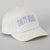 Salty Beach Embroidered Trucker Hat-Light Blue