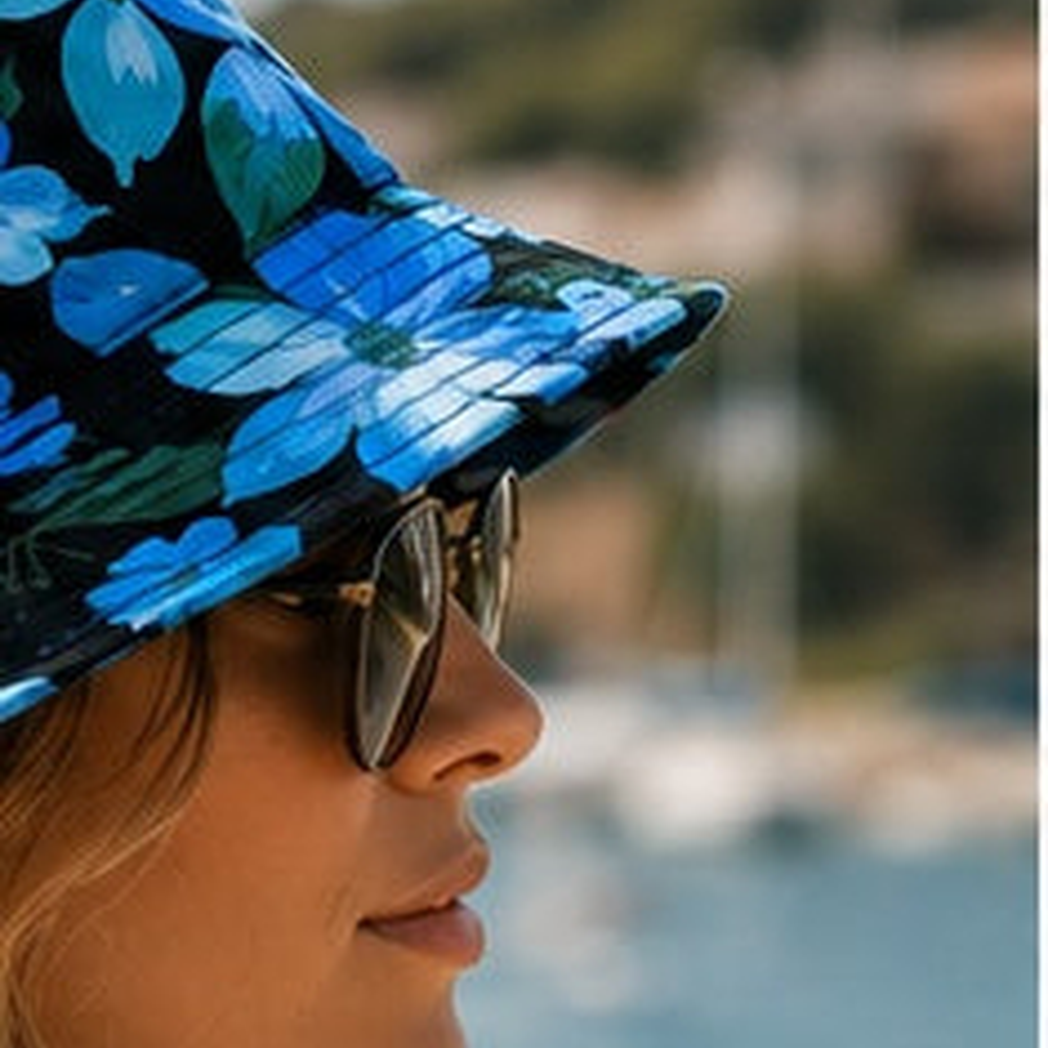 Beach Riot - The Blue Bloom Bucket Hat