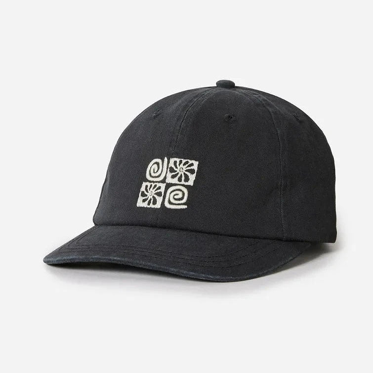 Rip Curl - Celestial Sun 6 Panel Cap - Washed Black (Add-On)