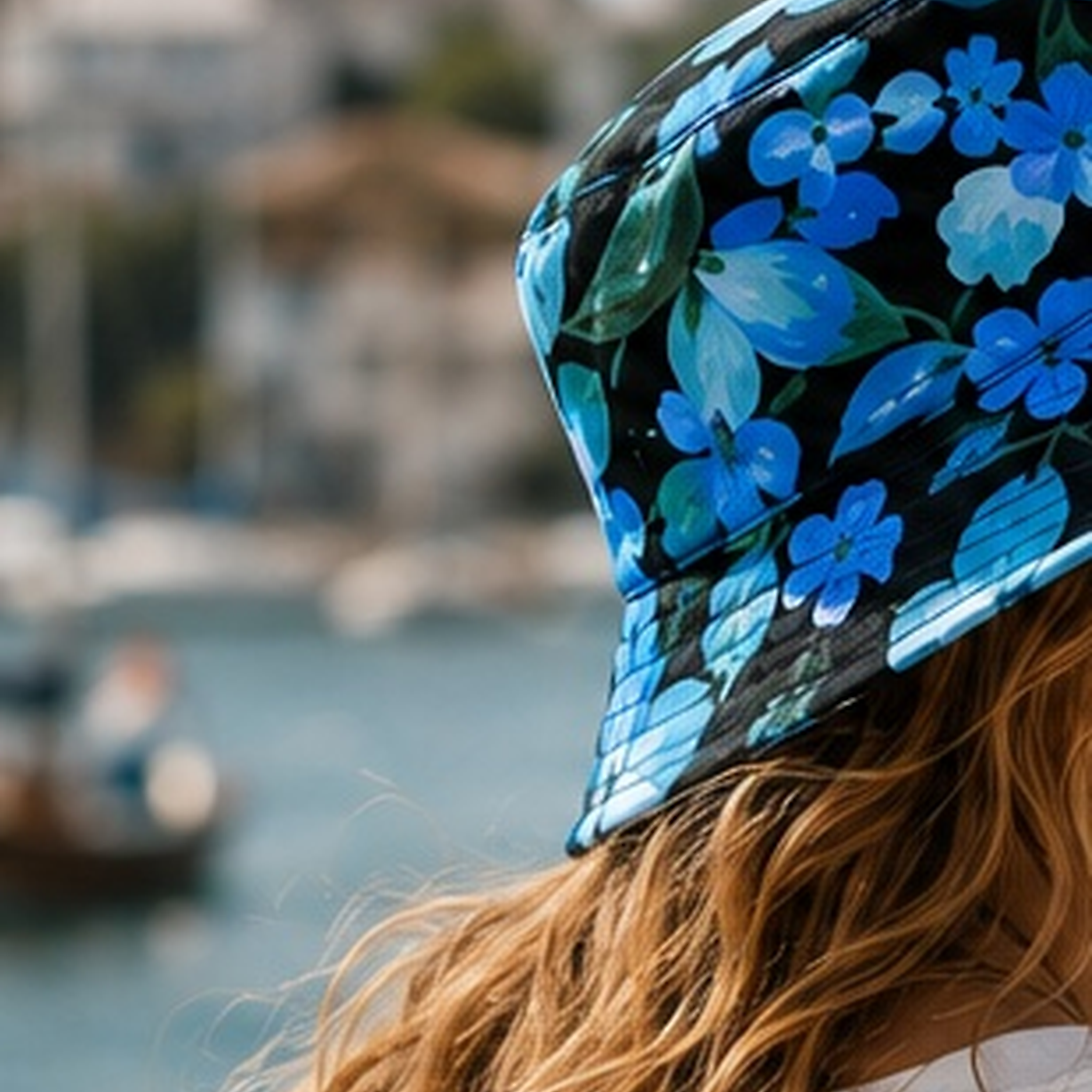 Beach Riot - The Blue Bloom Bucket Hat