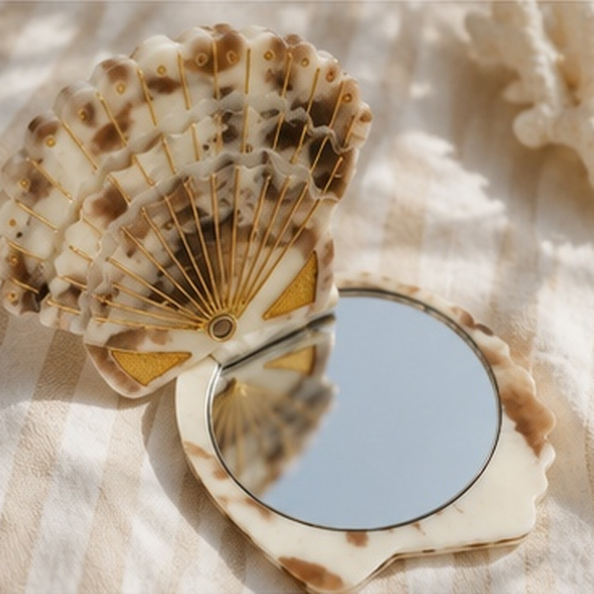 Beachly - The Coastal Glow Compact Mirror