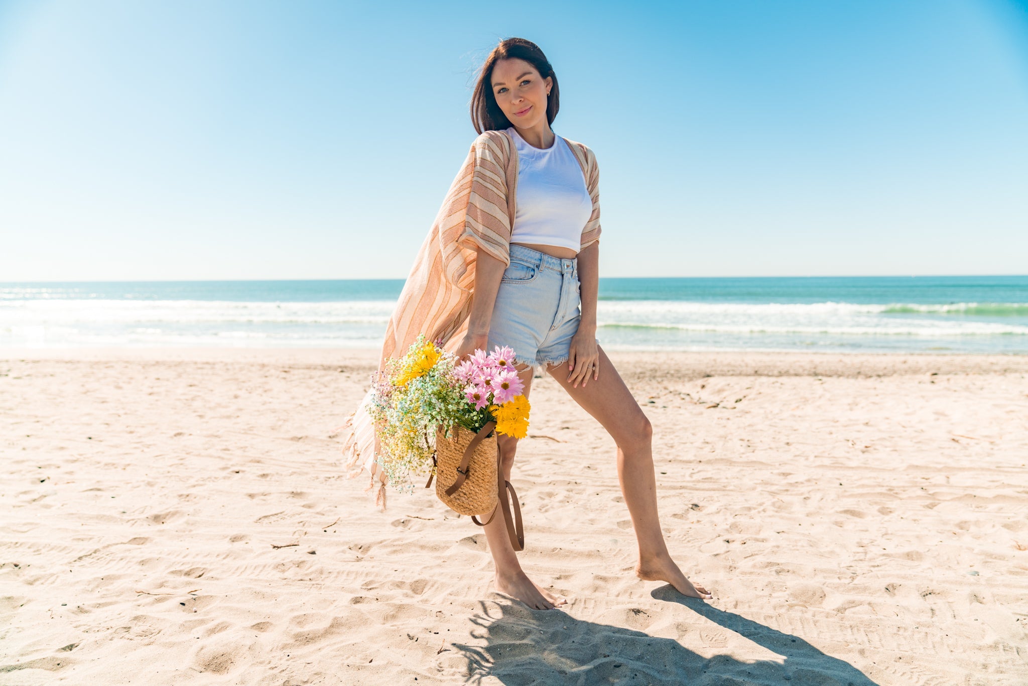 Rays For Days - The Coco Cabana Coverup - Coral