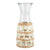 3pc Straw Rattan Pitcher and Glasses Set
