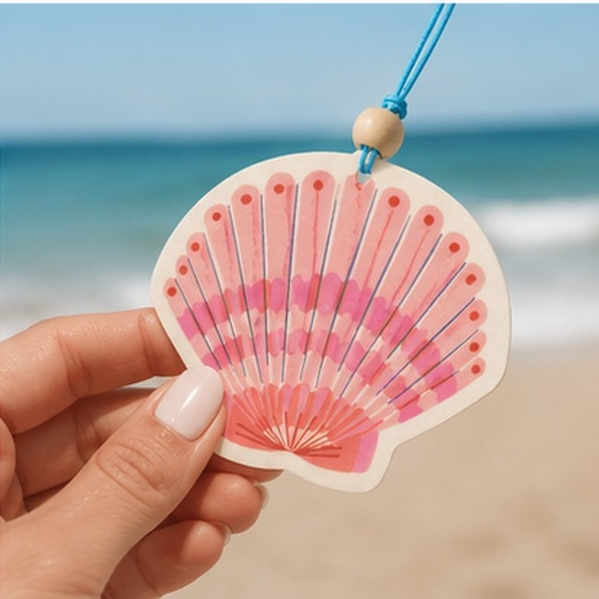 Studio Oh - The Pink Seashell Car Air Freshener (2 Pack)