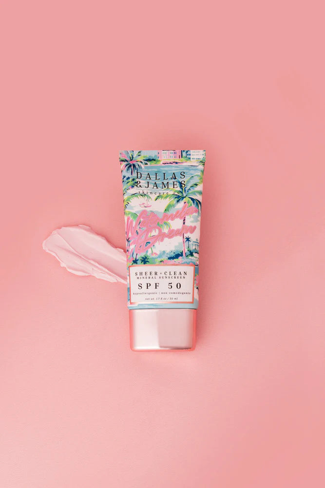 Dallas & James -  Watermelon Dream Sheer + Clean Mineral Sunscreen - SPF 50