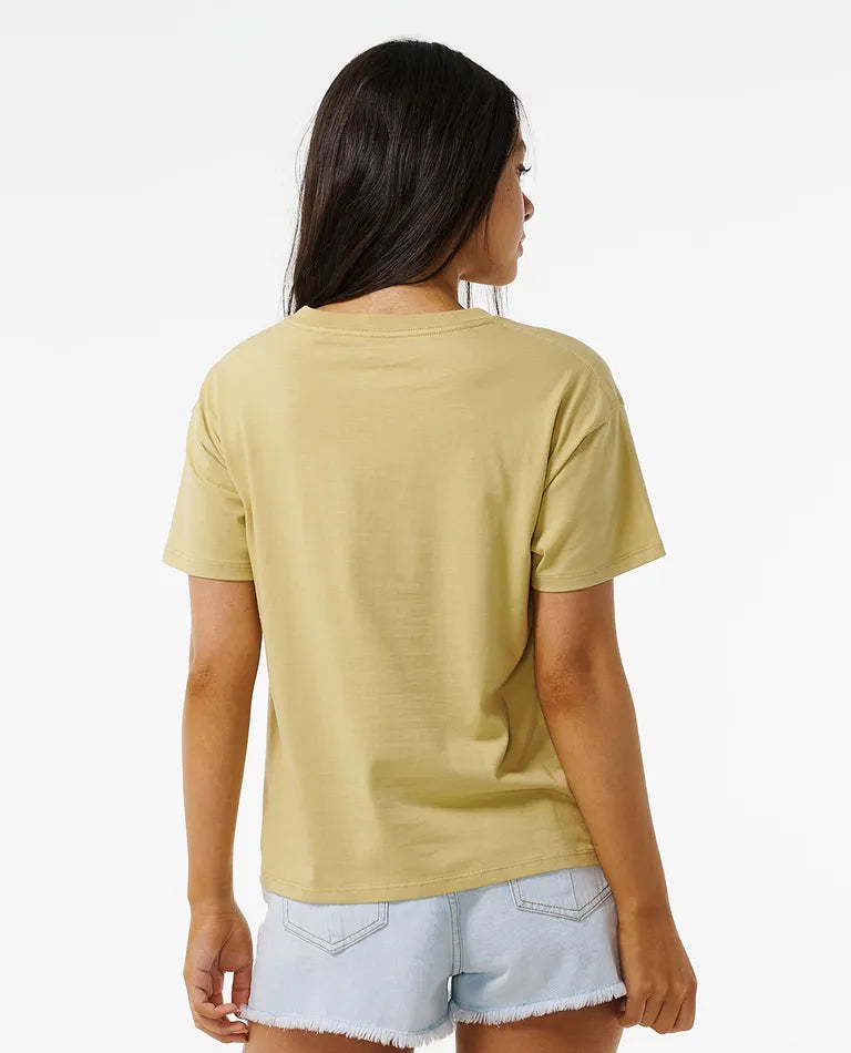 Rip Curl - Aloha Relaxed Tee - Light Olive