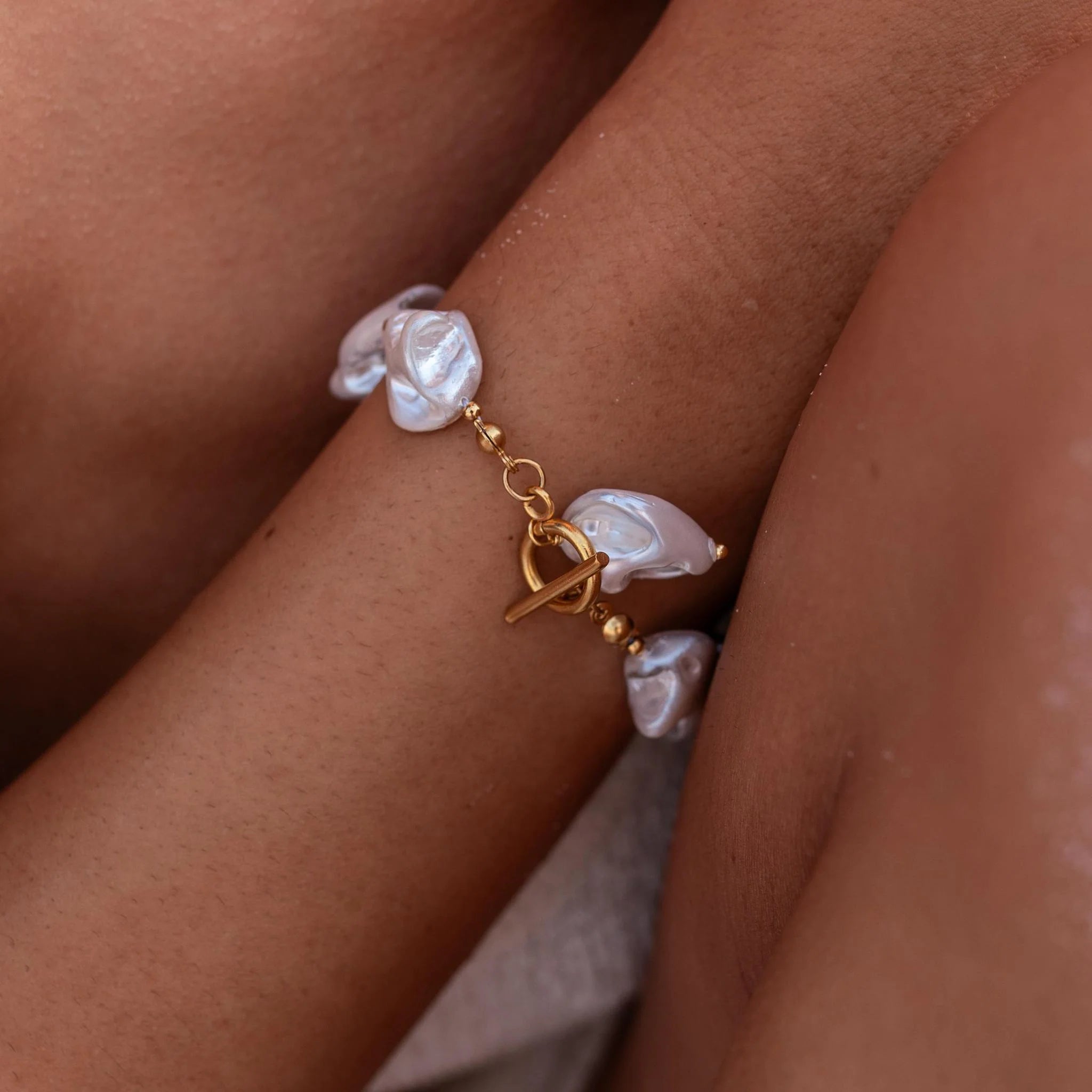 Alco - Isla Pearl Bracelet - Gold (Add-On)