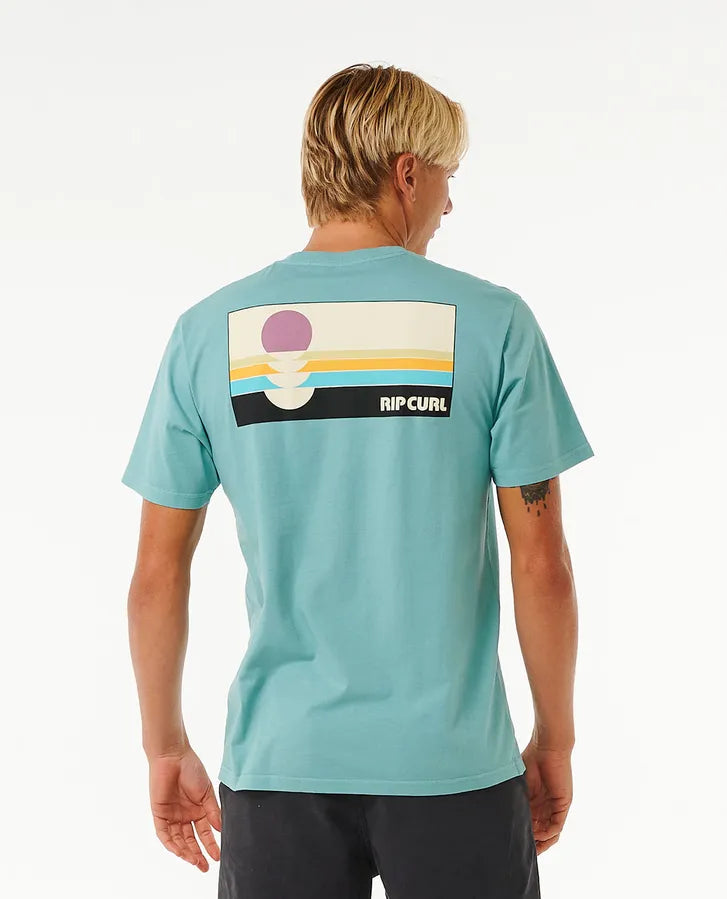 Rip Curl - Surf Revival Peaking Tee - Dusty Blue (Add-On)
