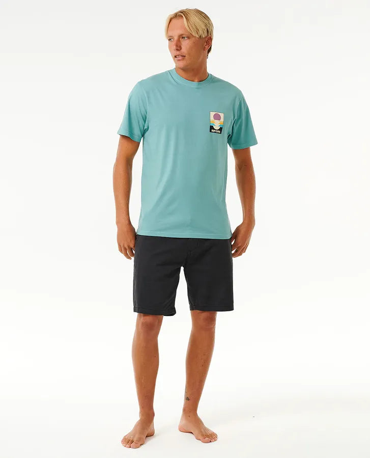 Rip Curl - Surf Revival Peaking Tee - Dusty Blue (Add-On)