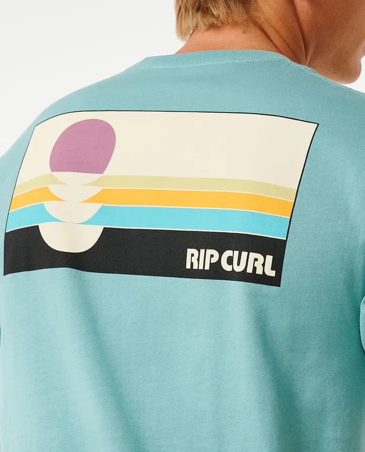 Rip Curl - Surf Revival Peaking Tee - Dusty Blue (Add-On)