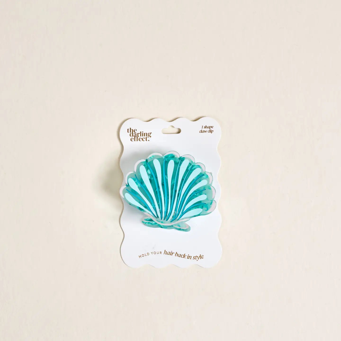 The Darling Effect - Shape Up Claw Clip–Seashell