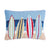C&F Home - Coastal Surfboard Beach Throw Pillow