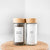 Savvy & Sorted - 146 White Preprinted Minimalist Spice Jar Labels