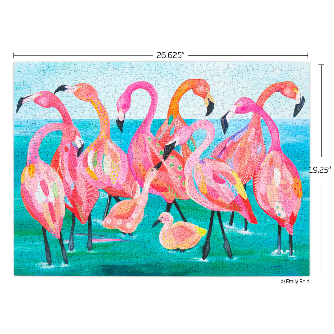 Werkshoppe - Flamingo Beach 1000 Piece Jigsaw Puzzle