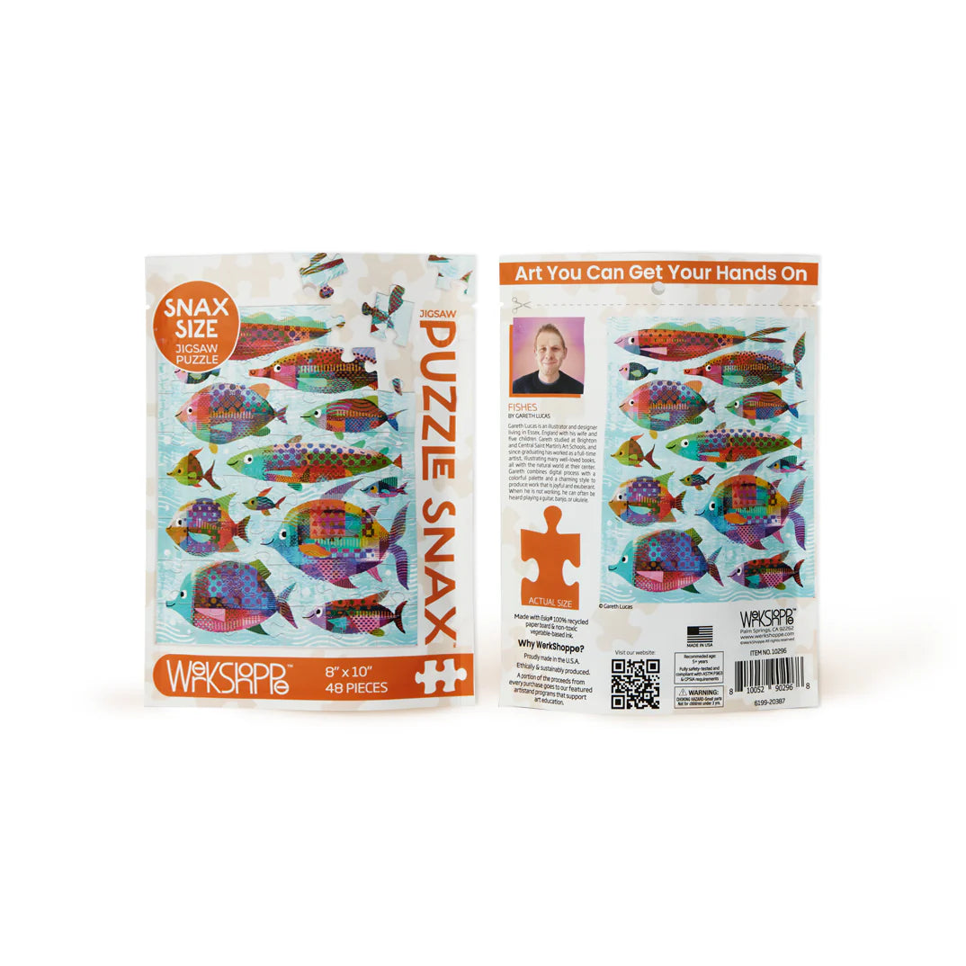 Werkshoppe - Fishes 48 Piece Puzzle Snax (Add-On)