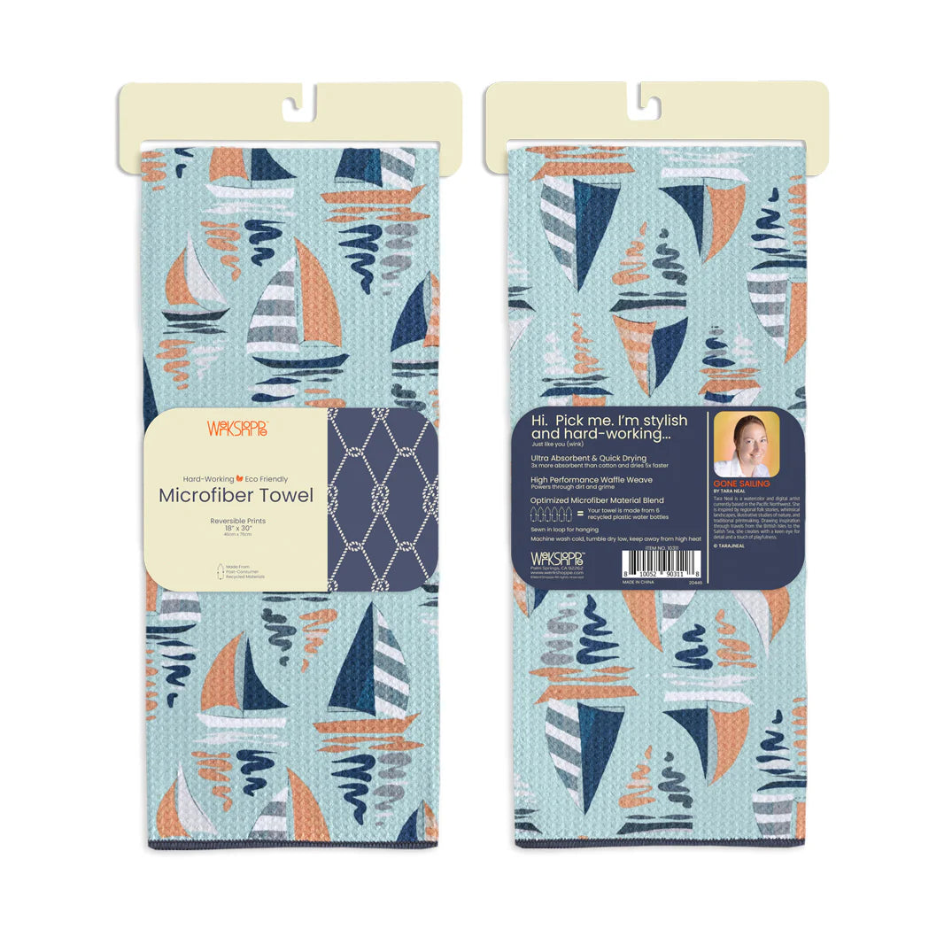 Werkshoppe - Gone Sailing Microfiber Towel (Add-On)
