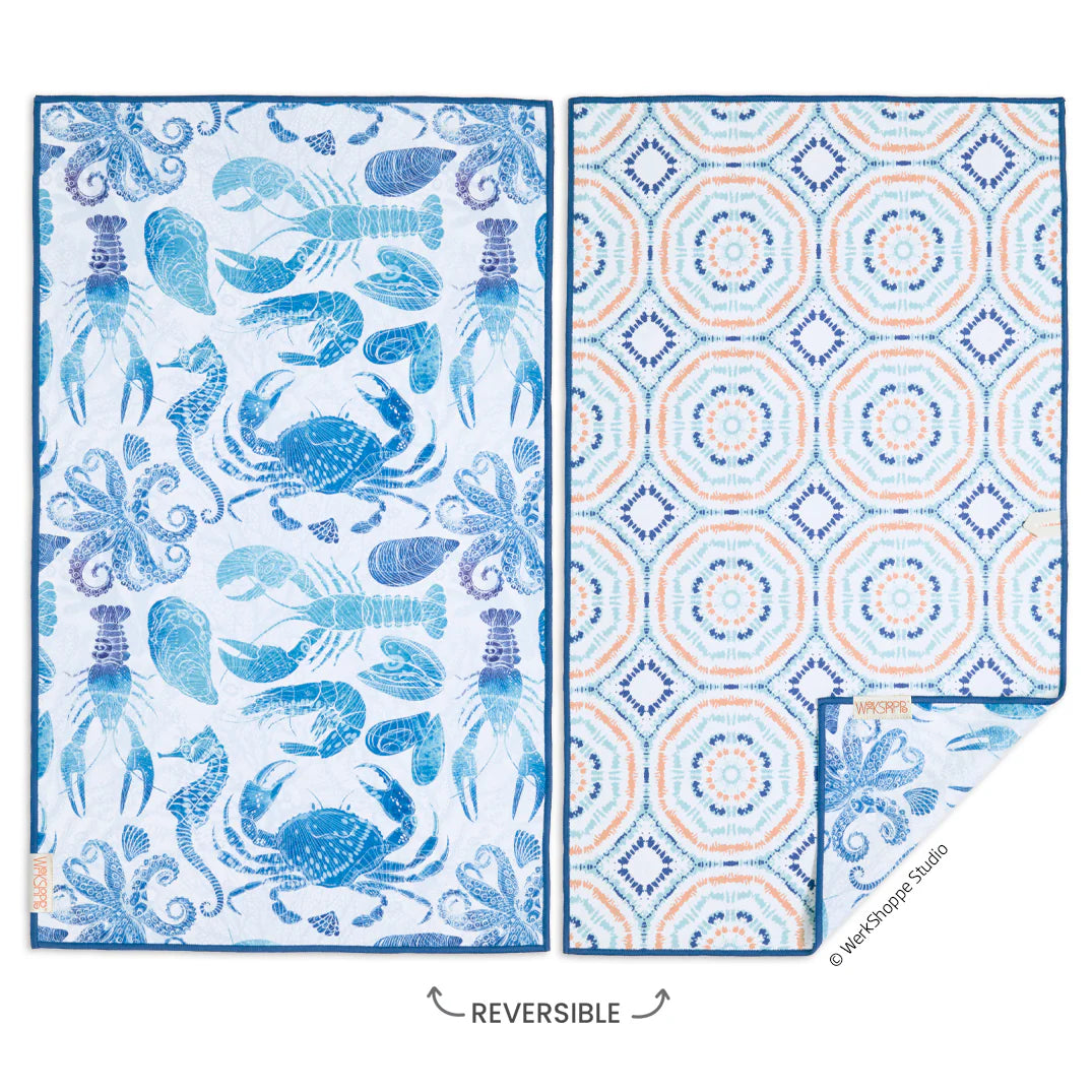 Werkshoppe - Coastal Bounty Microfiber Kitchen Dish Towel (Add-On)