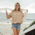 Post Surf Collective - The Monstera Sweatshirt - Sand (N)