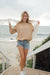 Beachly x Post Surf Collective - The Monstera Sweatshirt - Sand