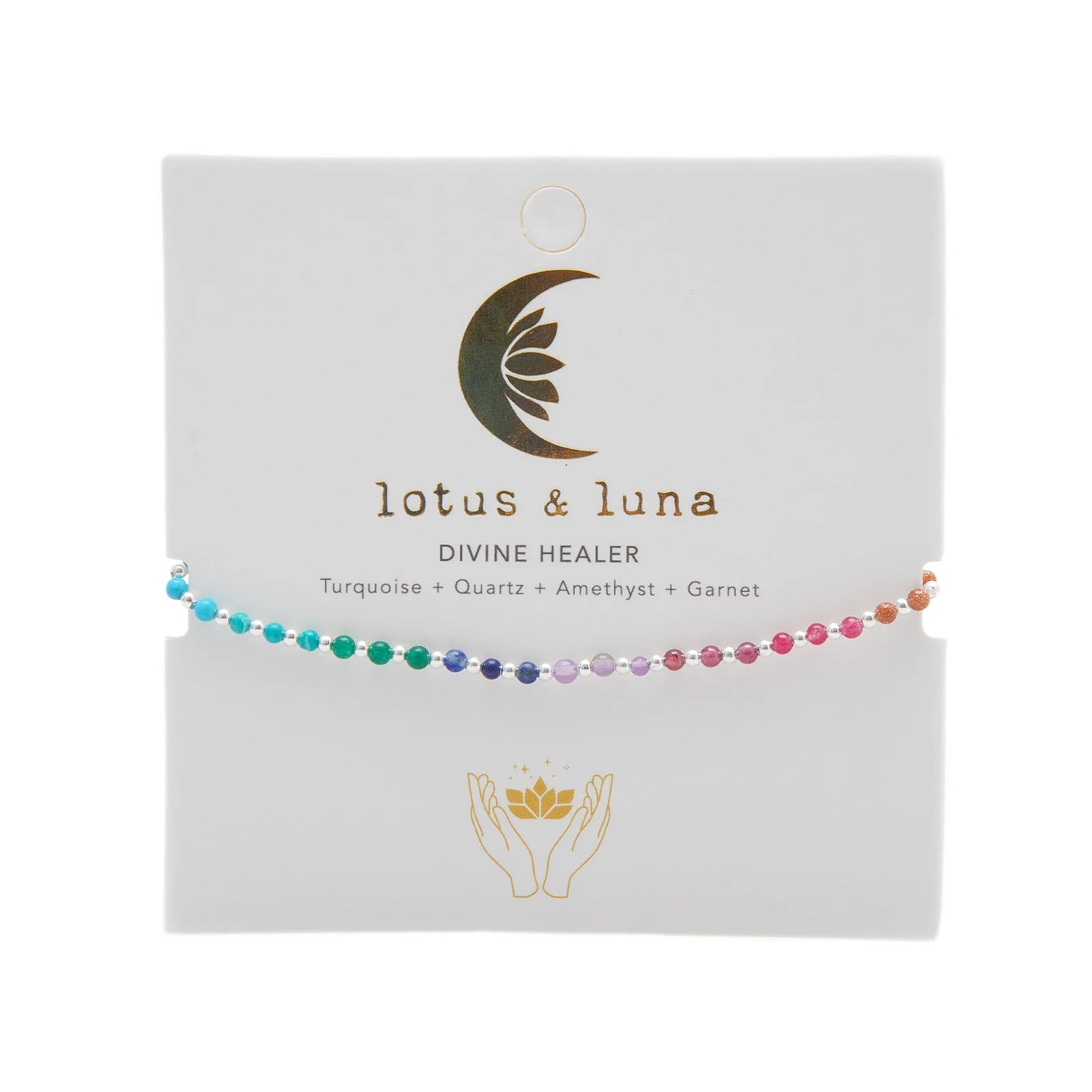 Lotus & Luna - Divine Healer Healing 2mm Anklet