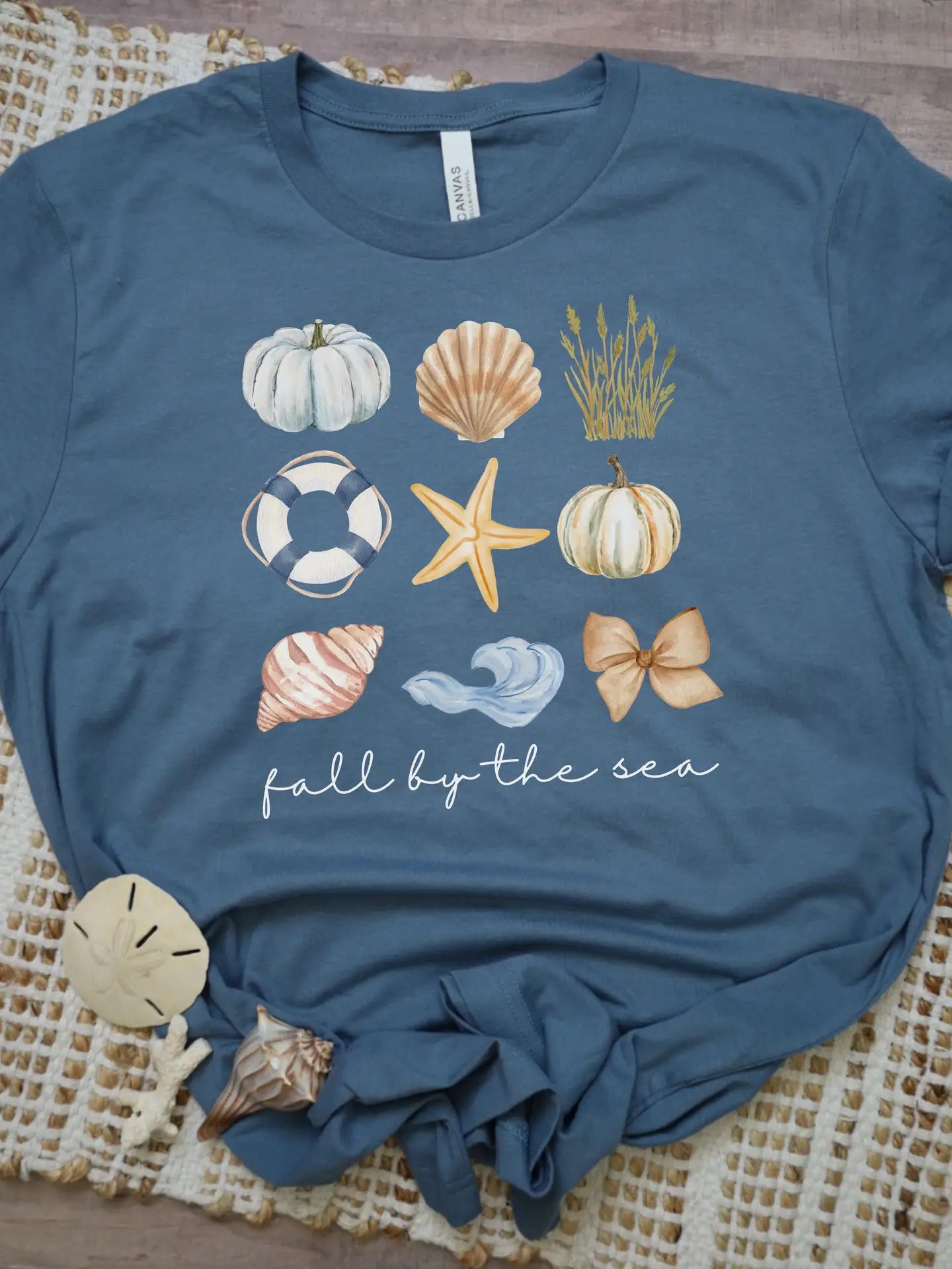 Coastal Fall Shirt - Blue