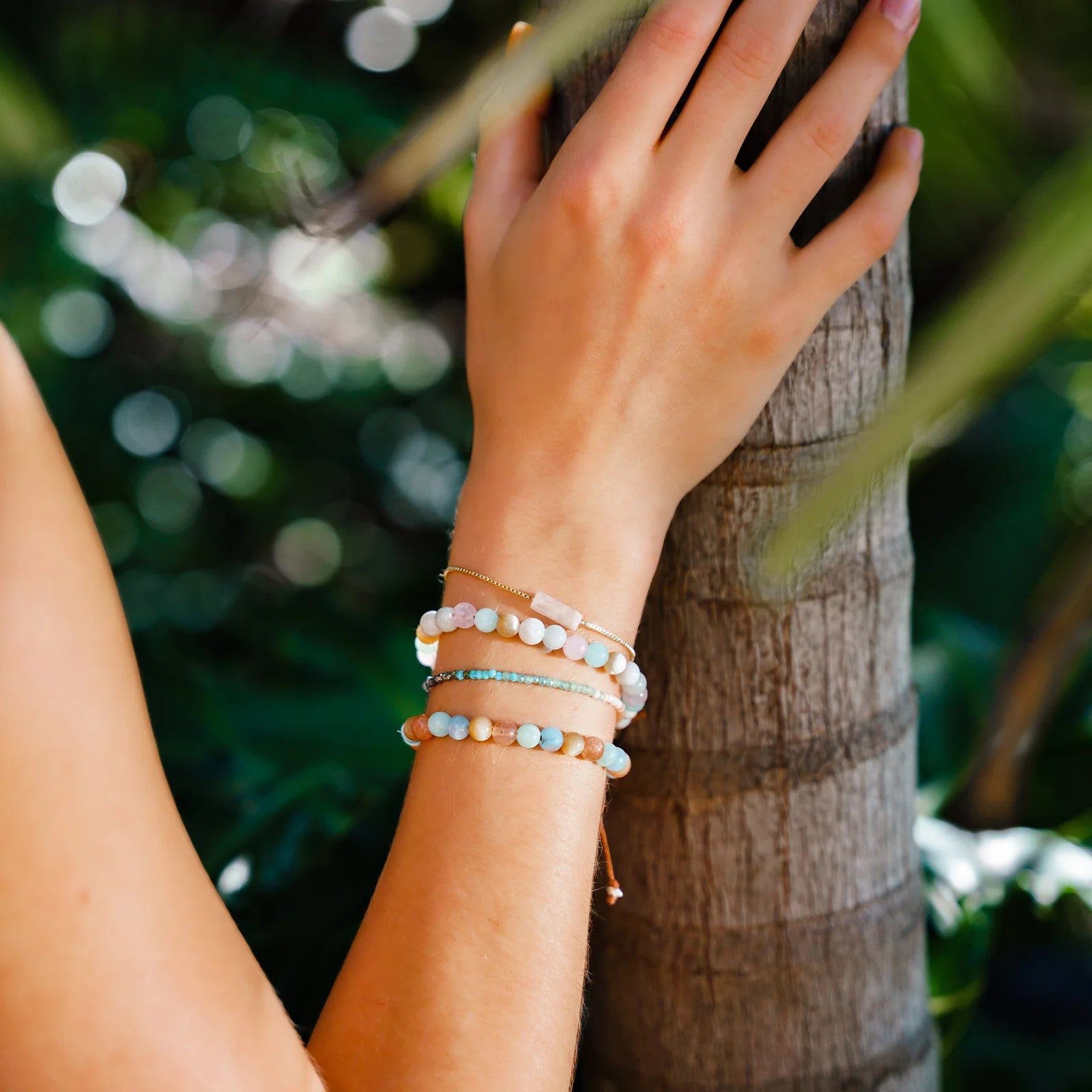 Lotus & Luna - "Live by the Sun, Love by the Moon" Goddess Bracelet