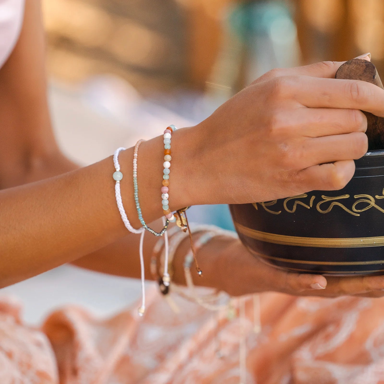 Lotus & Luna - "Live by the Sun, Love by the Moon" Goddess Bracelet