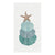 C&F Home - Christmas Scallop Shells Tree Coastal Kitchen Towel