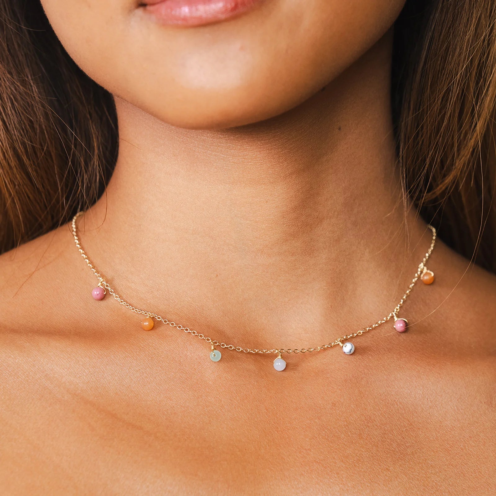 Lotus & Luna - Balance + Inner Peace Dewdrop Necklace (Add-On)